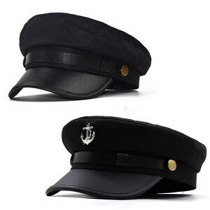 8536 Chauffeur Hat For Men Women Classic Vintage Newsboy Cap Costume Hats
